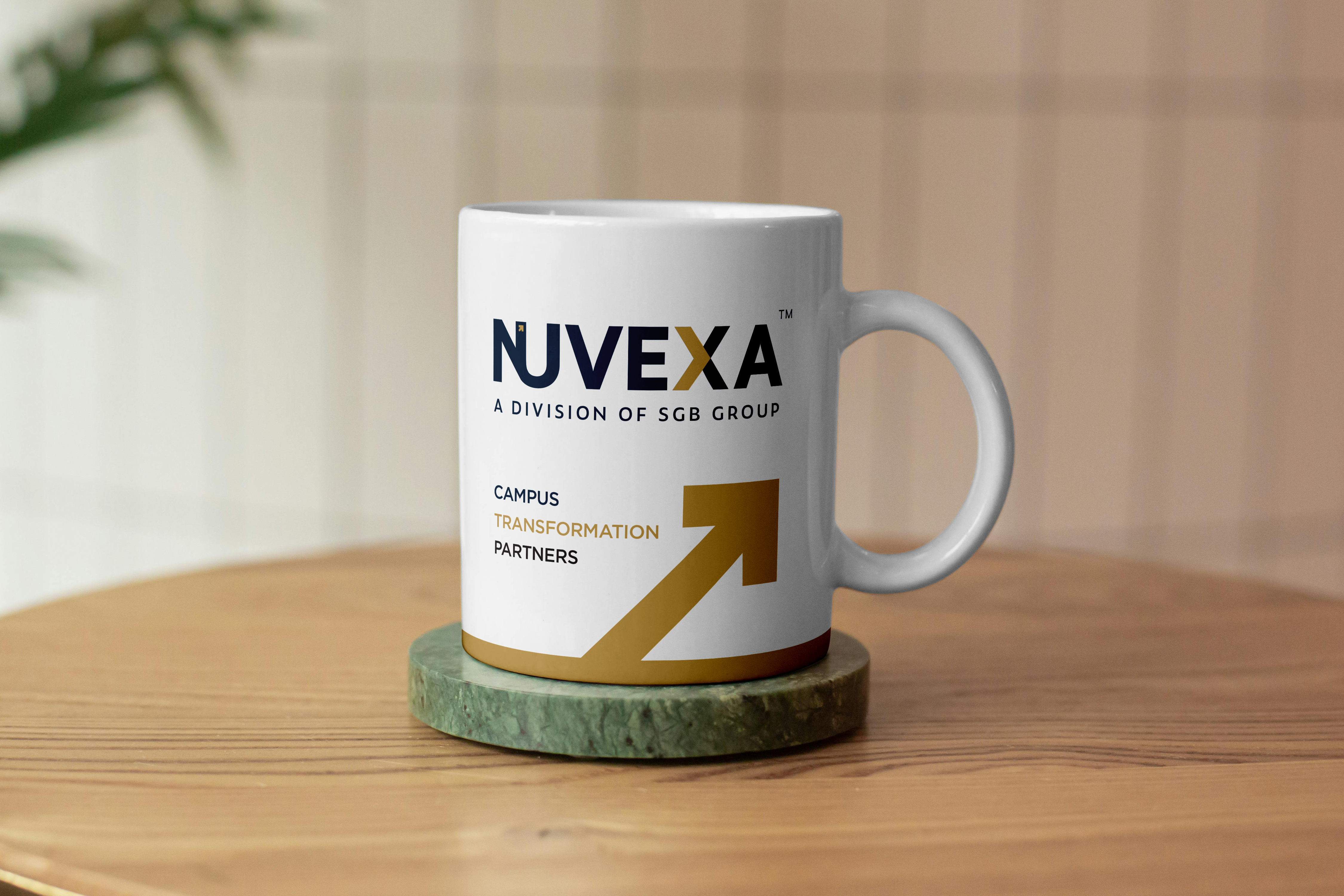 Nuvexa branded mug mockup
